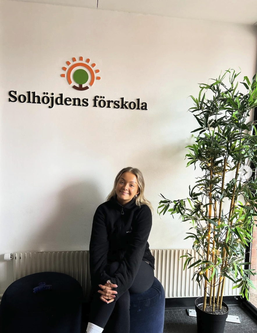 Pedagog Ella på Solhöjdens förskola